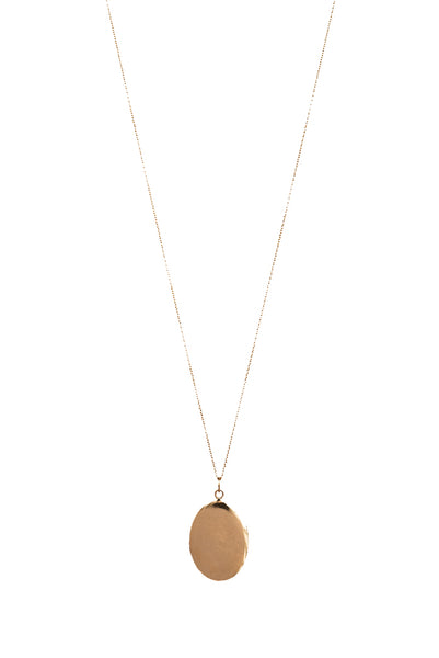 COLLIER MEDAILLE OVALE