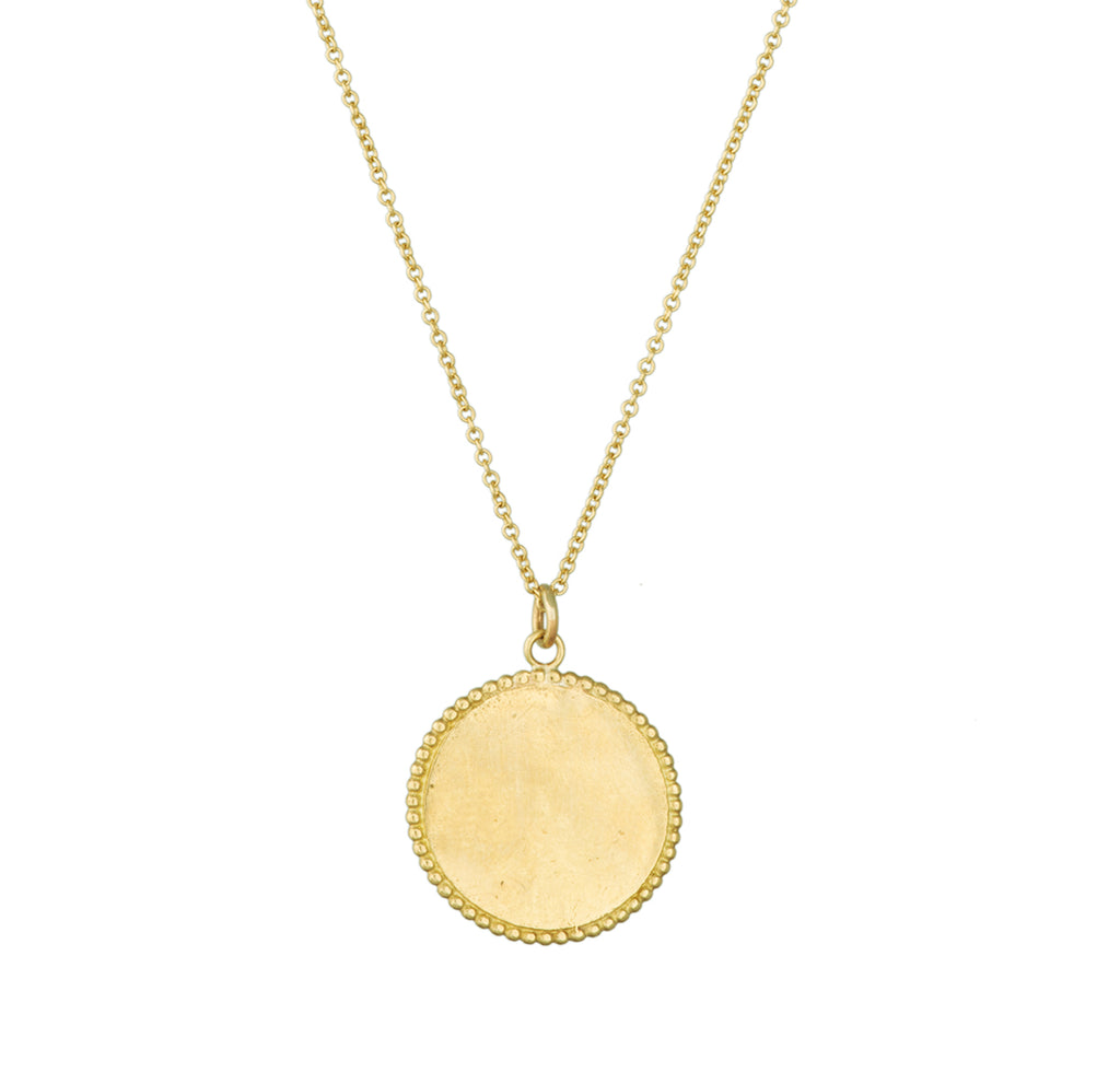 COLLIER MEDAILLE RONDE DOTS LARGE
